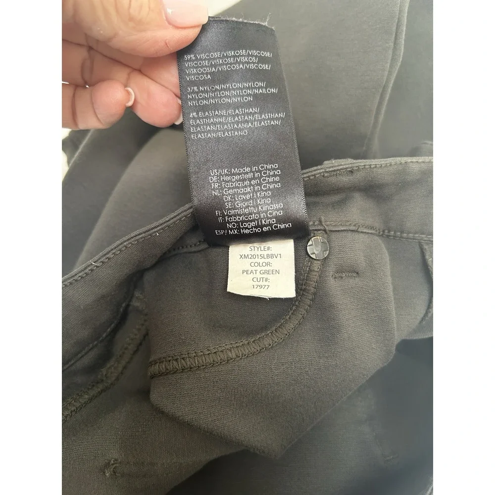 Liverpool Los Angeles Peat Green Skinny Stretch Pant Sz 12/31 Style #XM2015LBBV1